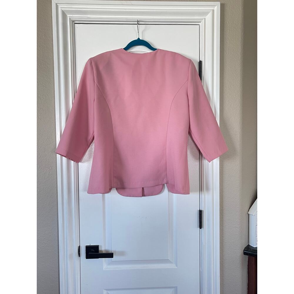 Vintage Whirlaway Frocks Pink Blazer Jacket Size 18 - Picture 4 of 7